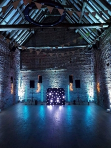 Wedding transformation with lights